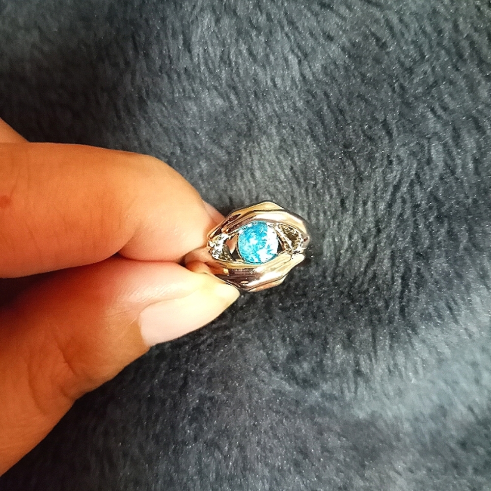 2/$10 Silver Plated hands ring